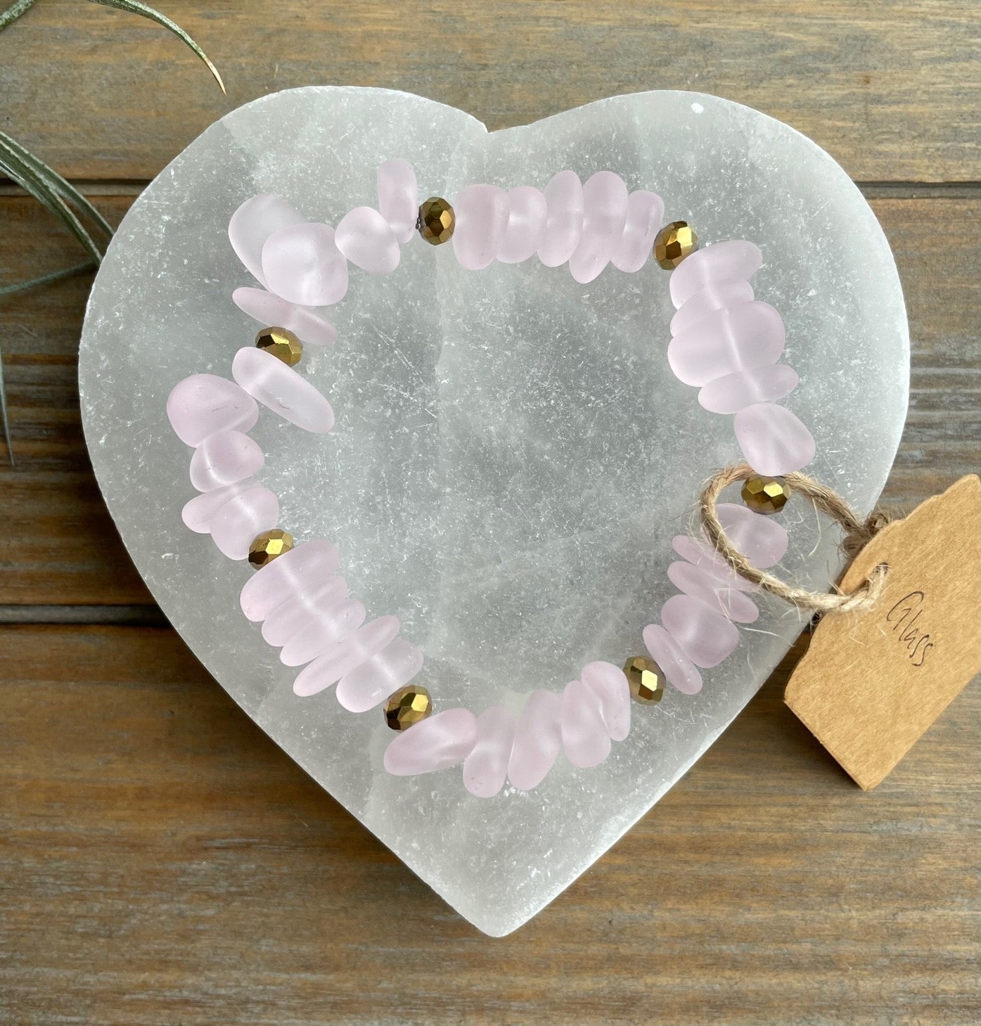 Seaglass Pink Bracelet