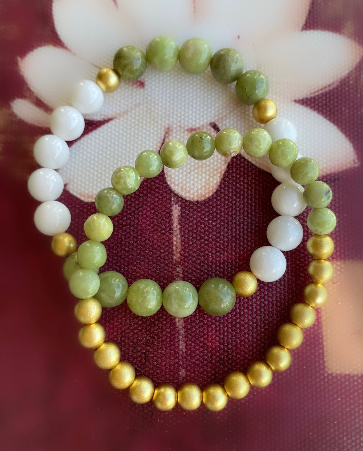 Peridot and Gold Bracelet